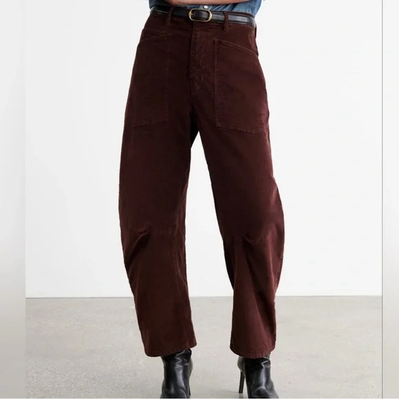Nili Lotan Shon Pant  size 0 Oxblood - Picture 2 of 7